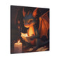 How Fire Dragon Reads At Night- Large Wall Art