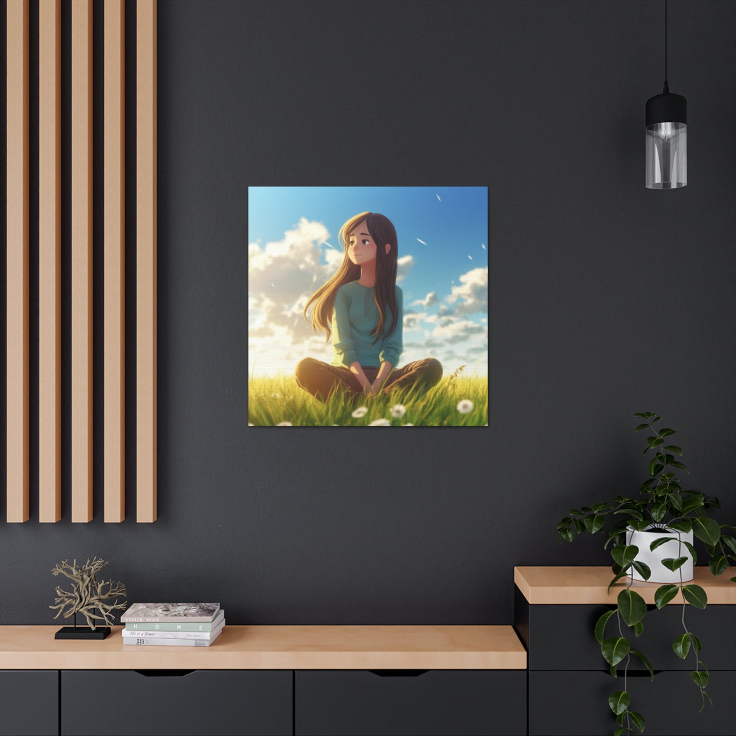 Sunshine And Grass- Large Wall Art