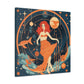 Aquarius, Lofi Style- Large Wall Art