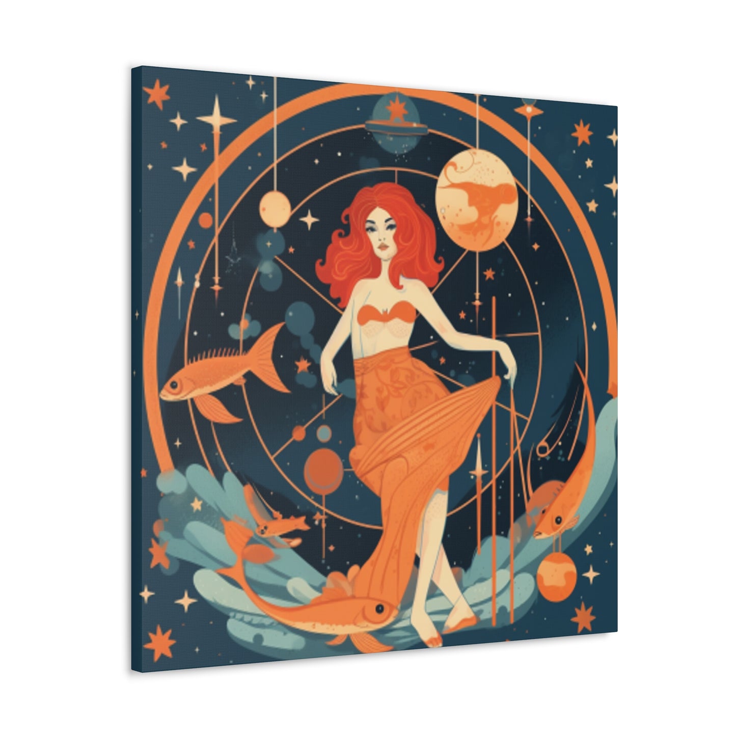 Aquarius, Lofi Style- Large Wall Art