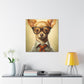 Chihuahua In Glasses With A Smirk - Large Wall Art