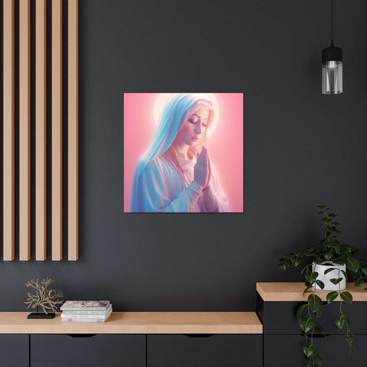 Precious Mother Mary In Prayer- Large Wall Art