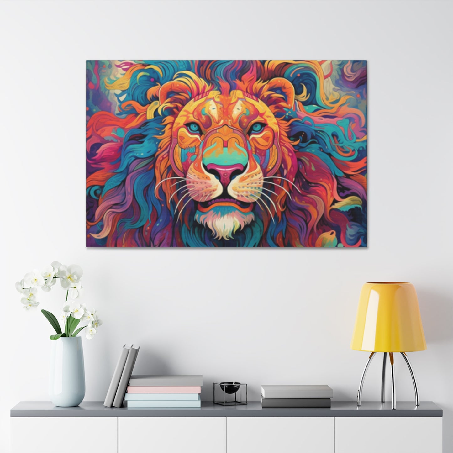 Majestic Dreamland Lion   - Large Wall Art