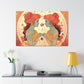 Lofi Astrology Gemini Babes Greek Goddess Style  - Large Wall Art