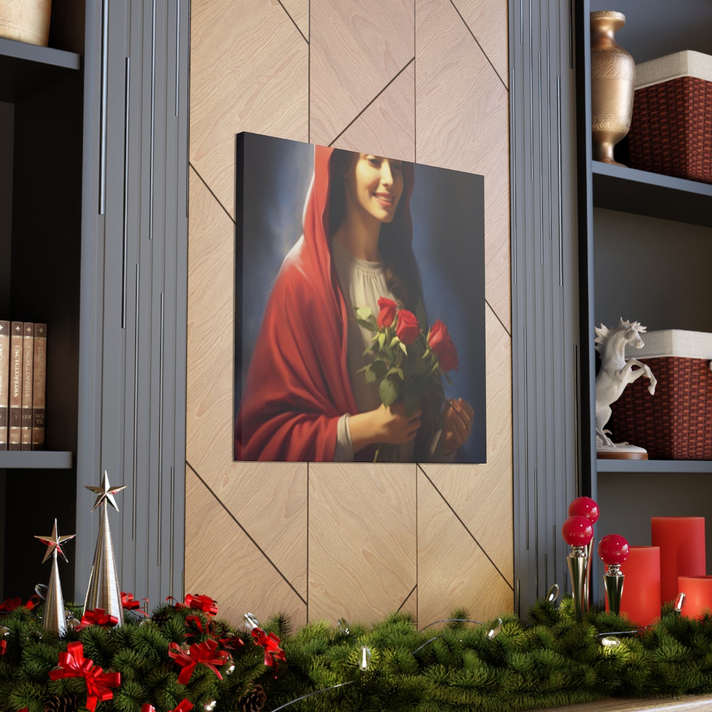 Too Blessed To Stress Mary - Large Wall Art