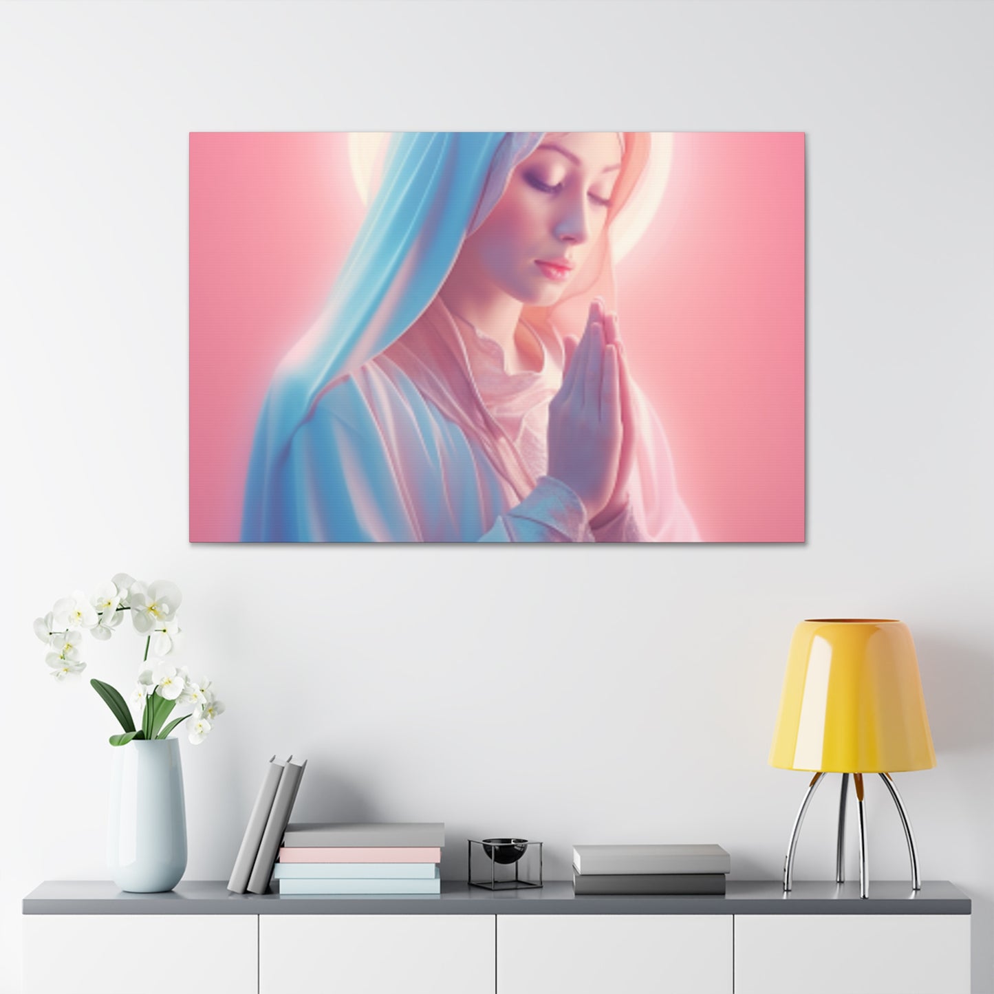 Precious Mother Mary In Prayer- Large Wall Art