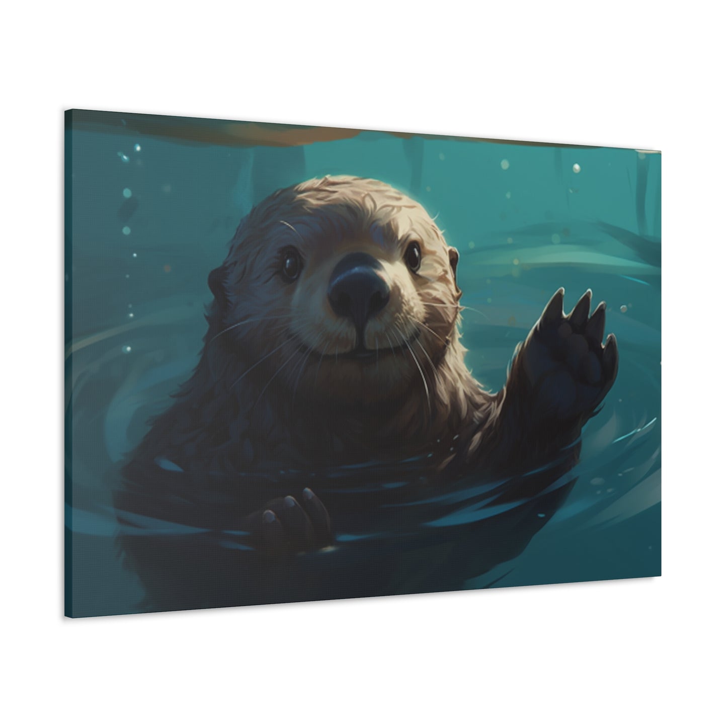 Sea Otter With A Smile- Large Wall Art