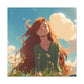 Enjoying Grass And Warm Sun- Large Wall Art