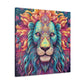 Dreamland Lion With Pink Eyes- Large Wall Art