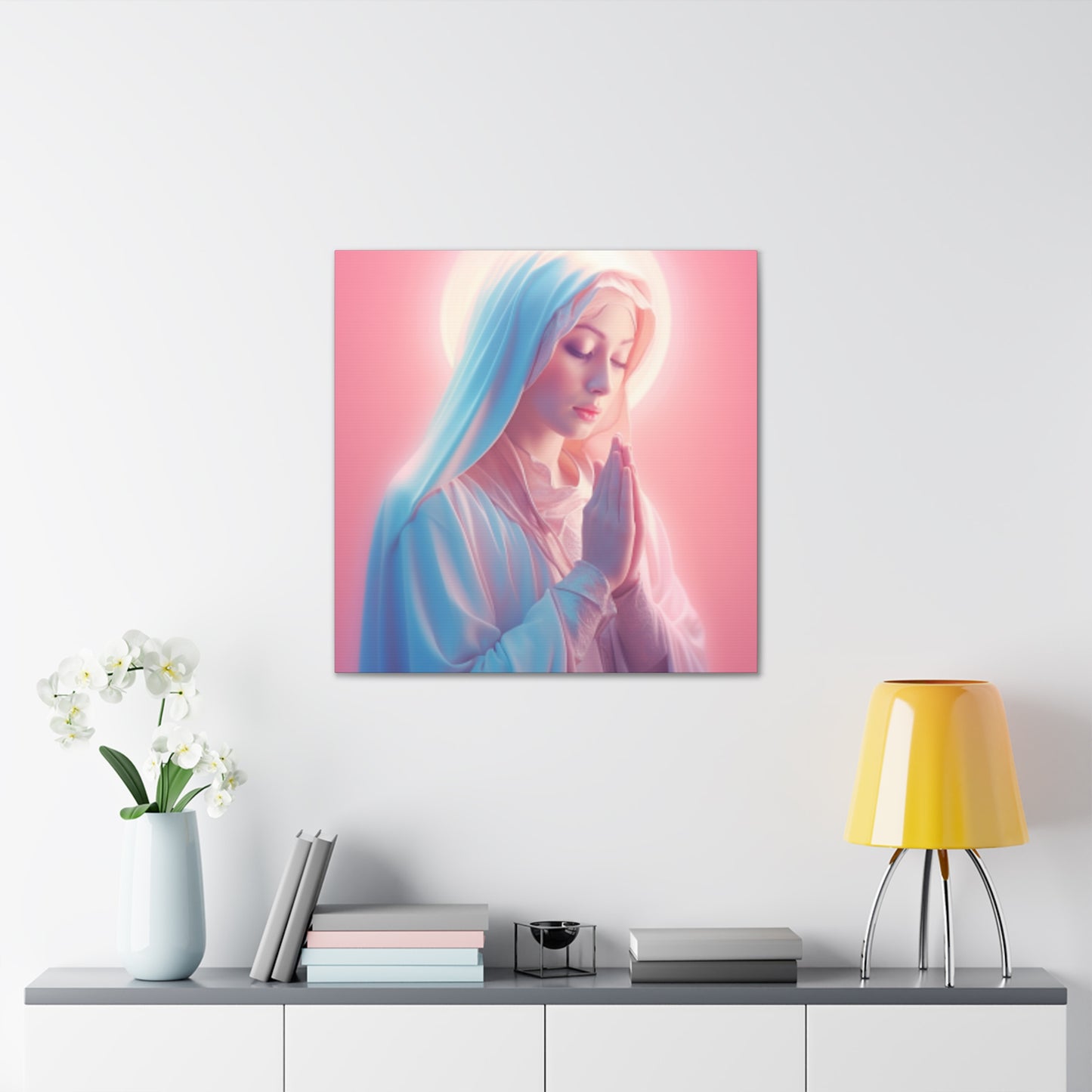 Precious Mother Mary In Prayer- Large Wall Art